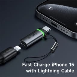 McDodo - USB-C to Lightning Adapter, 60W, Auto Power Off , Schwarz – Bild 3