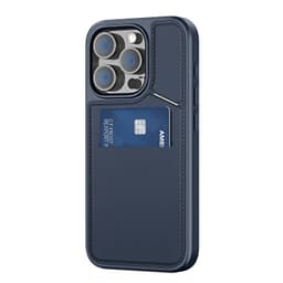 Dux Ducis - iPhone 16 - Rafi II Kickstand Mag Case mit MagSafe, RFID-blockierend, vertikaler Stand, Blau – Bild 1