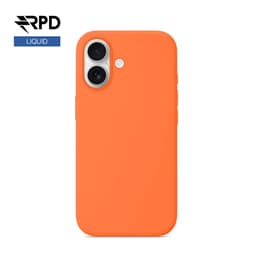 iPhone 17 - Silicone Case Orange, Liquid (Magsafe-Version) – Bild 1