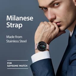 Galaxy Watch - Cinturino milanese DUX (22 mm) rosa – Bild 8