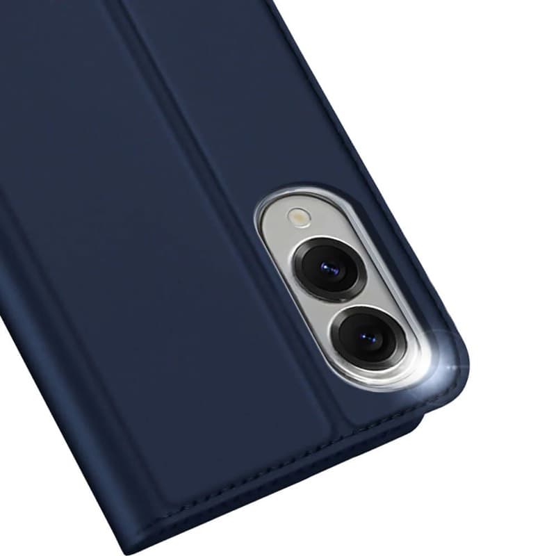 Samsung Galaxy S25 Edge - Pelle Dux Ducis Serie Pro Blu – 4