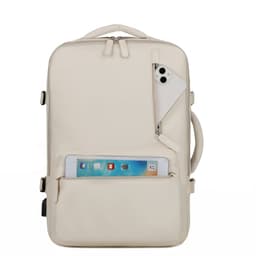 Okade - S2304 Laptop backpack 17.3" - USB, water-repellent, business & travel, light blue – Bild 6
