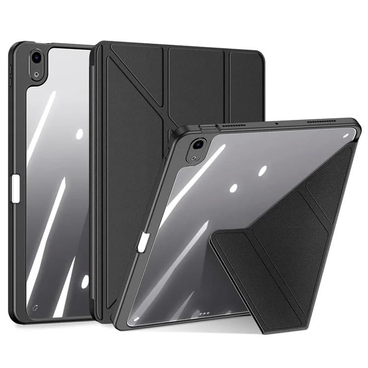 iPad Air 4/5/6/7 - Dux Ducis Magi Series, aufstellbares Flip-Etui, schwarz