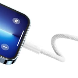 Baseus - Dynamic Series - Fast charging cable Type-C to iP, 20W 1m, White (CALD000002) – Bild 8