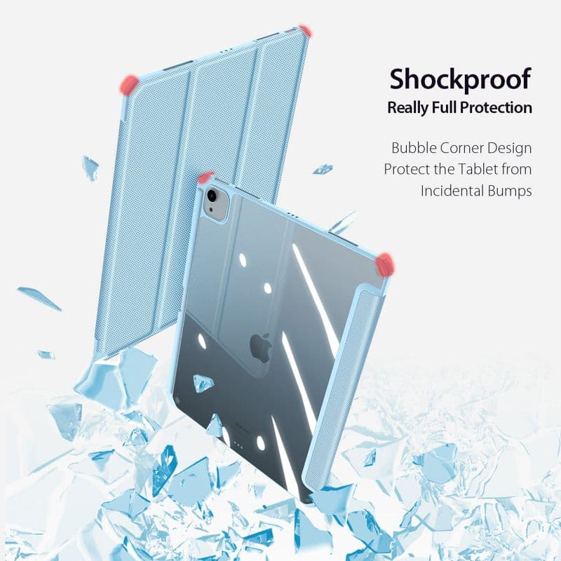 iPad Air 13 (2024/2025) / iPad Pro 12.9 (2018/2020/2021/2022) - Dux Ducis Toby Series, Schwarz – 4