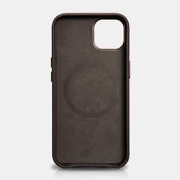 iPhone 13 - Custodia posteriore Magsafe in vera pelle Premium Oil Wax Coffee WMI1302 – Bild 3