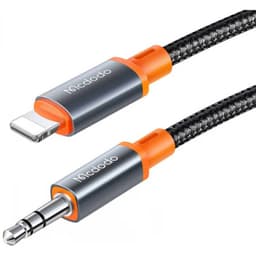 Mcdodo Lightning vers 3.5mm câble d'écouteurs avec connecteurs en aluminium, noir – Bild 3