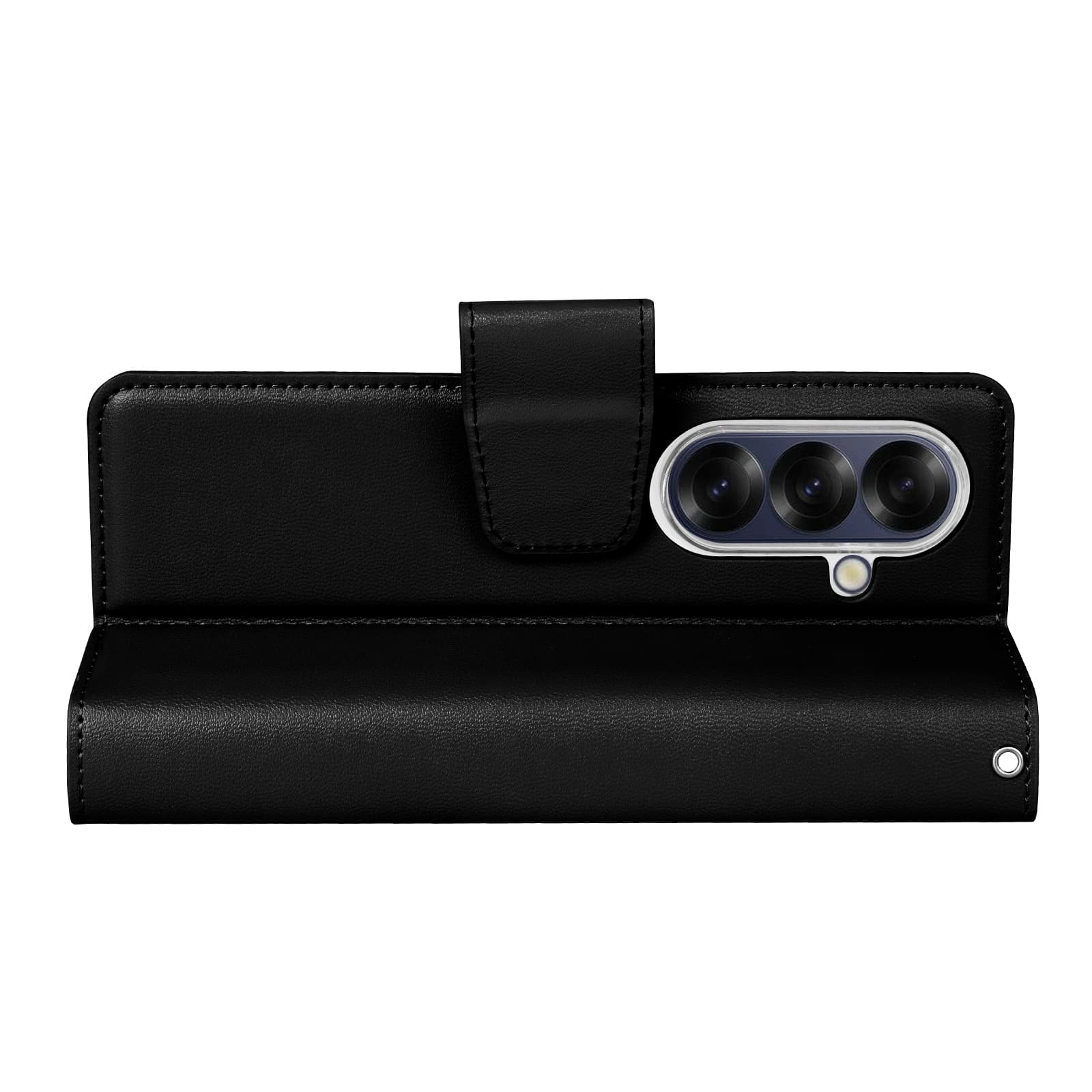 Samsung Galaxy Z Fold 7 - Hanman Mill Flip Case mit 3 Kartenfächern, schwarz – 3