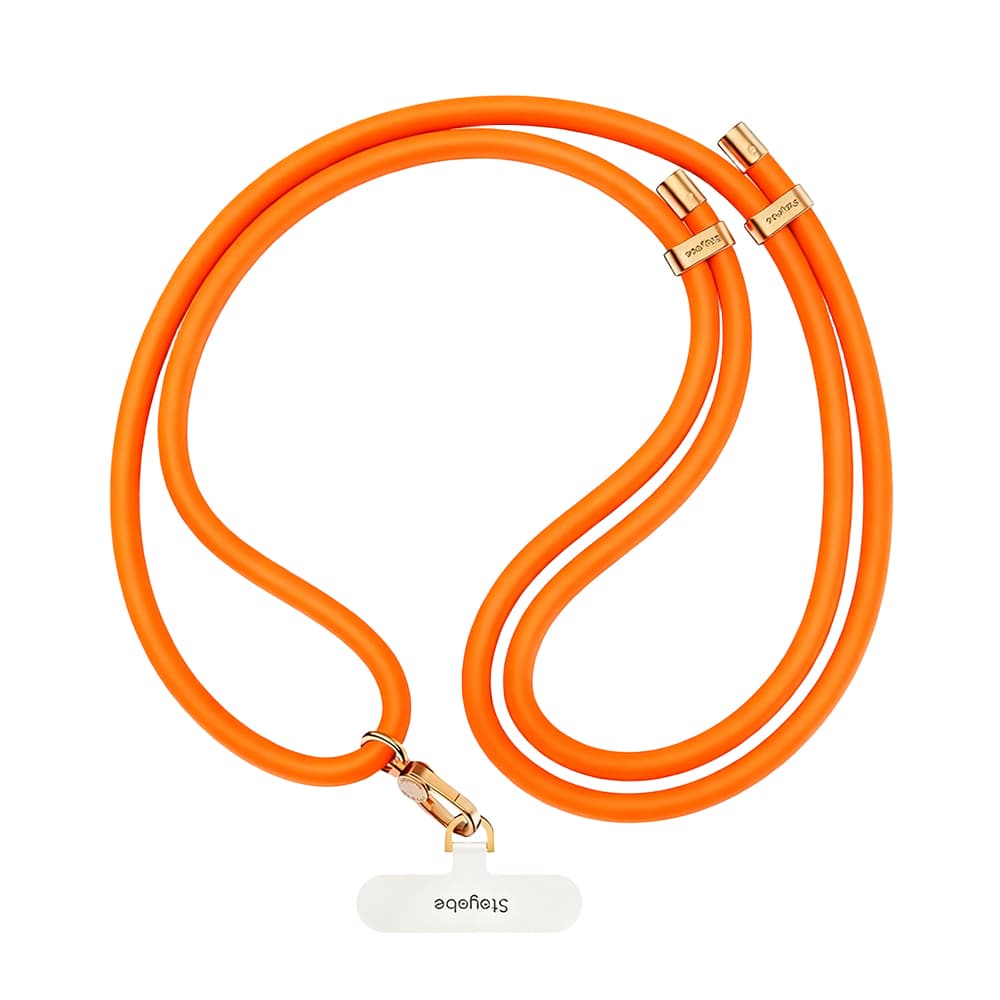 Stoyobe - PL-I Premium Silikon-Lanyard Handykette, Orange