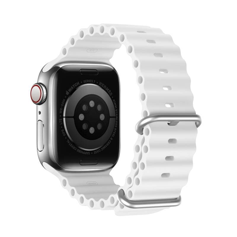 Apple Watch - DUX OceanWave Version Strap - 38mm/40mm/41mm/42mm(10.Gen), Weiss – 2