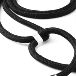 Samsung S24 Ultra - Chaîne pour téléphone portable / Necklace - Transparent avec ruban noir pratique – Bild 3