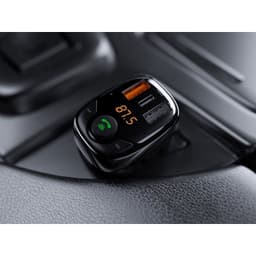 Rock - B301FM Bluetooth car charger with FM transmitter, black – Bild 5