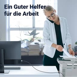Ugreen – USB-A auf USB-B 2.0 Druckerkabel – Alugehäuse 3 m (US369 / 80804), schwarz/grau – Bild 5