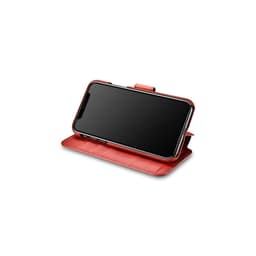 iPhone X/XS iCarer Detachable PU Leather Wallet Case red – Bild 5