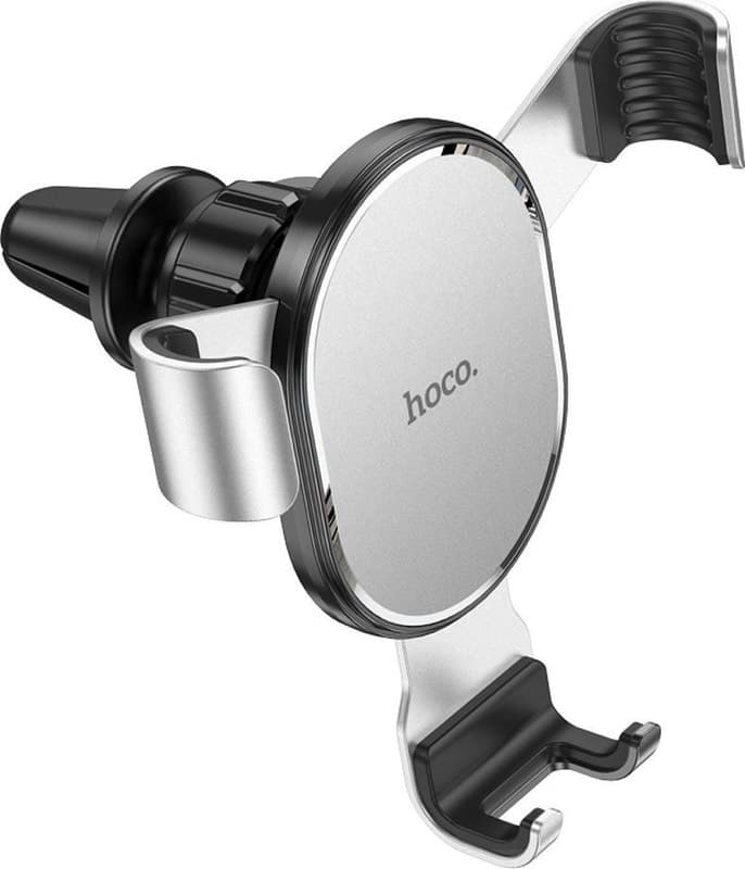 Hoco CA56 Plus Guide supporto di ricarica wireless per auto con collegamento a tre assi, argento – 2
