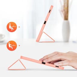 Samsung Galaxy Tab S11- Serie Dux Ducis Domo, custodia flip stand-up, rosa – Bild 5