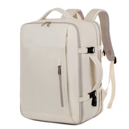 Okade S3610 Laptop Backpack 17.3 inch - Business Travel Backpack with USB, Suitcase Design, Beige – Bild 1