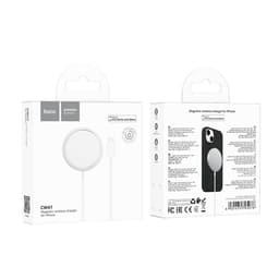 Hoco - CW47 Original series 15W magnetic wireless fast charger / Magsafe weiss – Bild 1