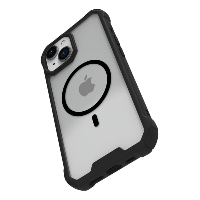 iPhone 15 Plus - Raptic Air 2.0 mit MagSafe - Outdoor Etui, schwarz