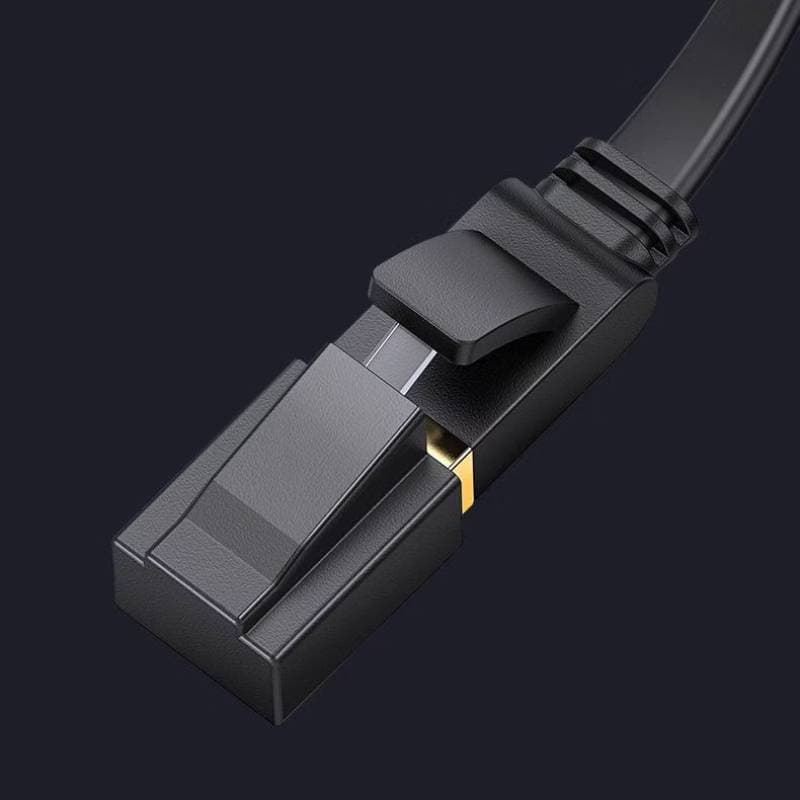 Ugreen - Ethernet cable Cat7 RJ45 Gigabit, flat (NW106 / 11265), 10M, black – 3