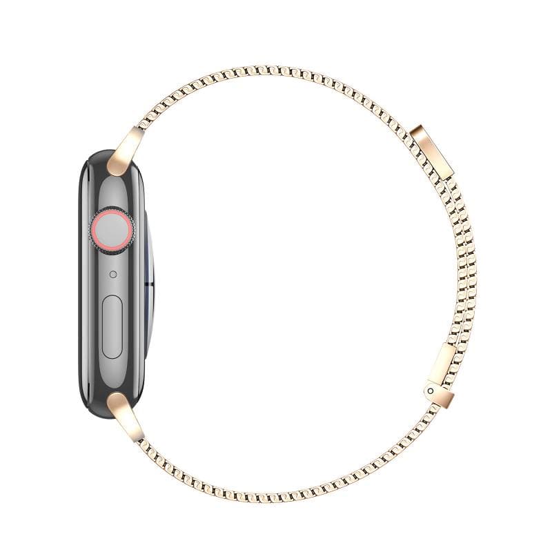 Apple Watch - DUX Milanese Pro Version Strap - 42mm/44mm/45mm/46mm(10.Gen)/49mm, Gold – 4
