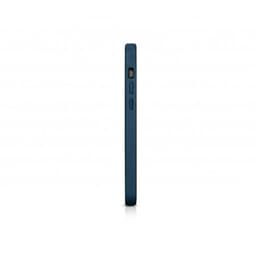 iPhone 12 Mini - iCarer - Étui en cuir turquoise (RIX1205-BU) – Bild 5