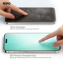 iPhone 14 Plus - SilkTouch Premium Tempered Glass / Verre blindé - Mat – Bild 2