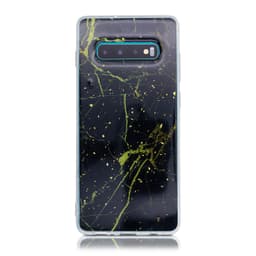 Samsung S10+ Marbre noir & paillettes d'or – Bild 1