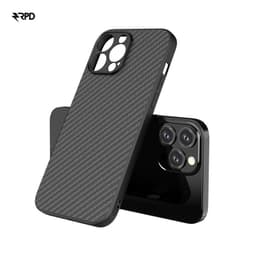 iPhone XS Max - Robusta custodia in TPU con effetto carbonio, nera – Bild 1