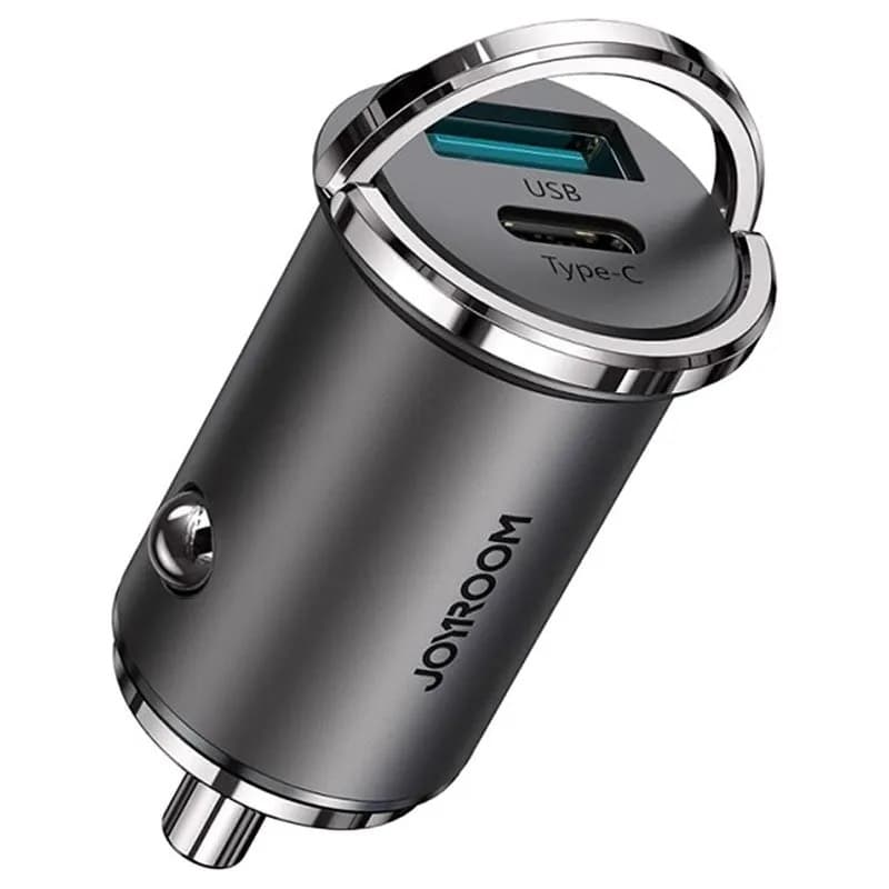 Joyroom - C-A35 45W Mini 2 porte ring-pull caricabatterie veloce per auto Tarnish