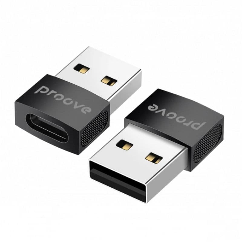 Proove - Extension USB-A to USB-C Adapter, Schwarz – 3