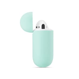 Airpods 1+2° generazione - Custodia da appendere in silicone verde menta – Bild 7