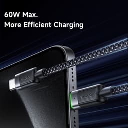 McDodo - USB-C to USB-C Magnetic Self-Winding Cable, 60W, 1.2m, Schwarz – Bild 7