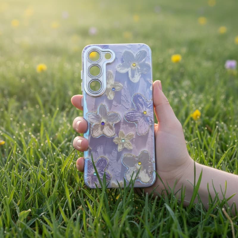 Samsung S23 - Funky Flower Case Purple – 2