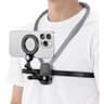 Hoco - K31 neck mount with MagSafe for portrait/landscape format, black