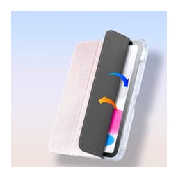 iPad Air 11 / Air 4/5 10.9 / Pro 11 - Dux Ducis Unid Series, étui à rabat relevable, rose + coeurs – Bild 8