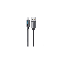 McDodo -USB-A auf Lightning Ladekabel mit Ladelämpchen, 1.2m, Schwarz – Bild 2