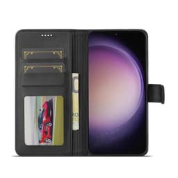 Samsung Galaxy A57 - Etui portefeuille LC.IMEEKE avec 3 emplacements pour cartes & fermeture magnétique, noir – Bild 2