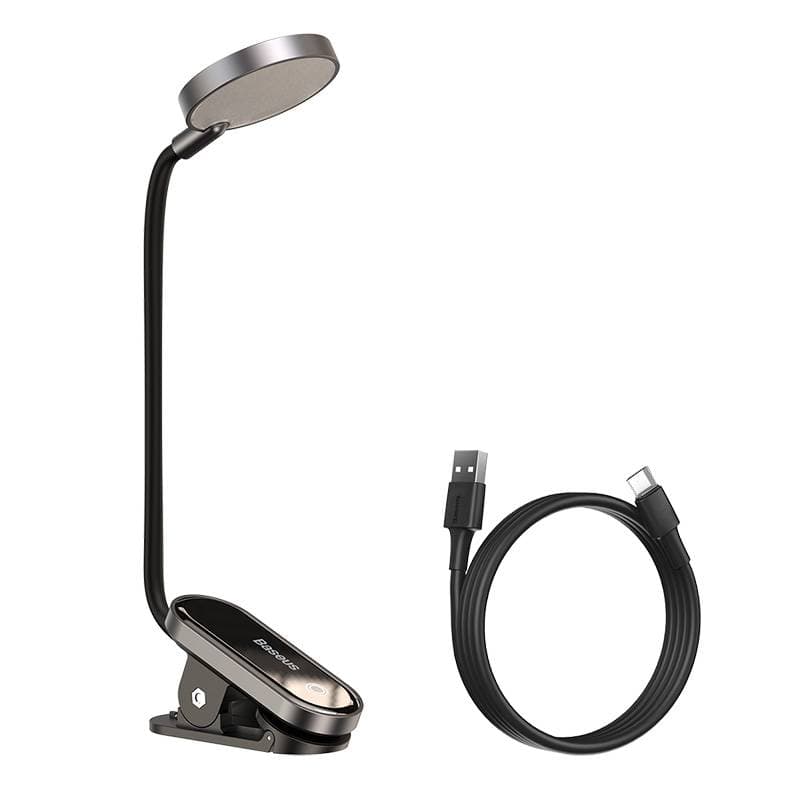 Baseus - Comfort - Mini reading lamp, dark gray (DGRAD-0G)