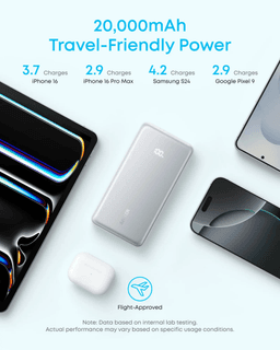 Anker - Zolo Portable Powerbank, 22.5W, 20000mAh, USB-C, black – Bild 3
