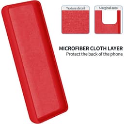 Samsung Galaxy S22 - Liquid silicone case, back case, red – Bild 5