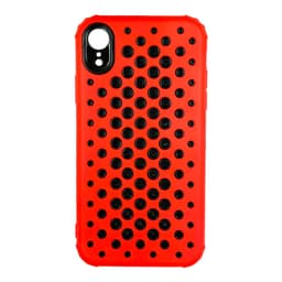 iPhone XR - Étui perforé rouge – Bild 1