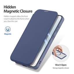 Dux Ducis - Galaxy S25 Edge - Housse Skin X Pro Series avec MagSafe, bleu – Bild 6