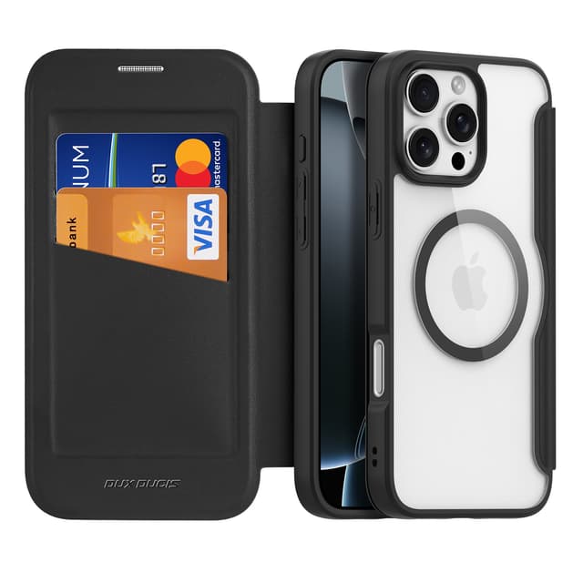 iPhone 15 - Dux Ducis Skin X Pro Series Hülle mit MagSafe, Schwarz