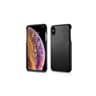 iPhone X/XS iCarer Echtleder Rückseite schwarz (RIX23)