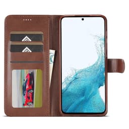 Samsung A40 (2019) - LC.IMEEKE Custodia a portafoglio con 3 scomparti per carte e chiusura magnetica, marrone – Bild 3