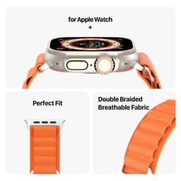 Apple Watch - DUX GS Version Strap - 38mm/40mm/41mm/42mm(10.Gen) Orange – Bild 9