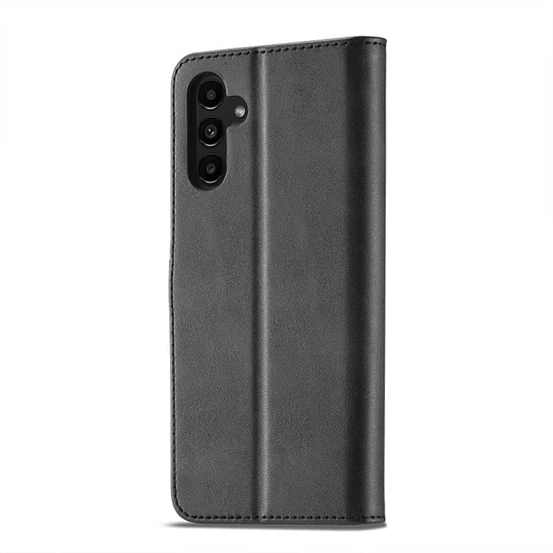 Samsung Galaxy A41 (2020) - LC.IMEEKE Wallet Etui mit 3 Kartenfächern & Magnetverschluss, schwarz – 3