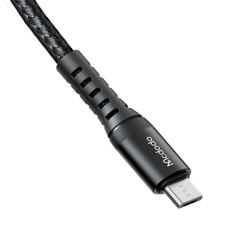 McDodo - USB-A to Micro-USB, Câble de charge et de données, 0.2m, noir – 3