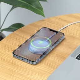 Hoco - CW47 Original series 15W magnetic wireless fast charger / Magsafe weiss – Bild 9